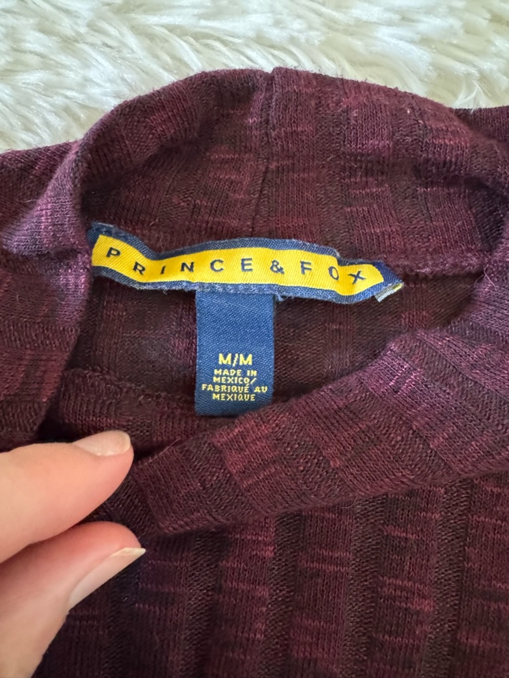 Prince & Fox Ribbed Turtle Neck - Picture 2 of 3
